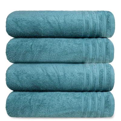 Kit 4 Toalha De Rosto Grande Fio Penteado 100% Algodão - Twist - Verde