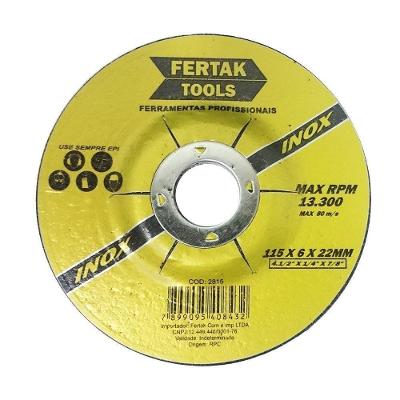 Disco De Corte Desbaste Inox 7? X 1-4? X 7-8" - Fertak
