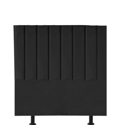 Cabeceira Estofada Carla 90cm Solteiro Para Cama Box Quarto Suede Preto