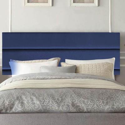 Painel Estofada Argentina 100cm Solteiro Para Cama Box Quarto Suede Azul Marinho