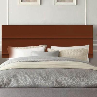 Painel Estofada Argentina 140cm Casal Para Cama Box Quarto Suede Terracota Telha