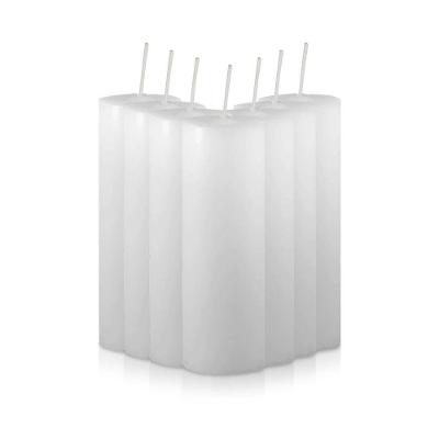 Kit 7 Velas Votivas 7 Dias Branca 250g 100% Parafina