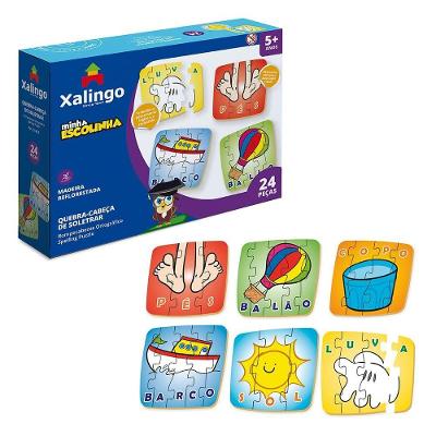Quebra-cabeça Soletrar Minha Escolinha