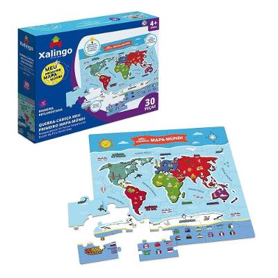 Quebra-cabeça Big Meu Primeiro Mapa-múndi