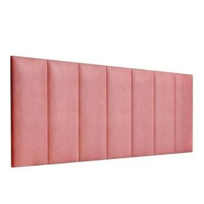 Kit 10 Placas Estofadas Cabeceira Cama King 20x60cm Rosa