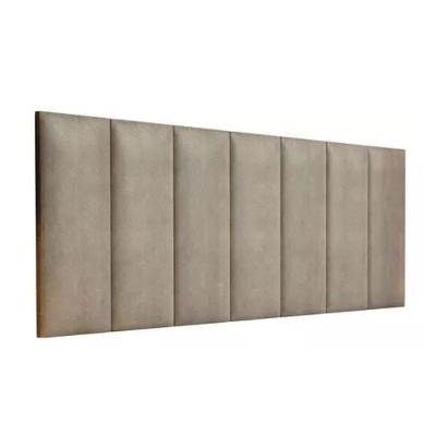 Kit 10 Placas Estofadas Cabeceira Cama King 20x60cm Bege