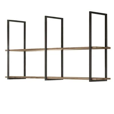 Prateleira Suspensa Industrial Aurora Plus Demolição Preto