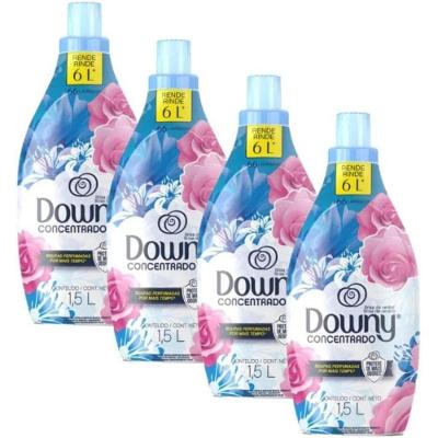 Kit Com 4 Amaciante Concentrado Brisa De Verão Downy 1,5l