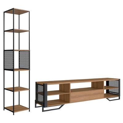Rack 1 Gaveta Estante Com Prateleira Industrial 17x23 Mell Preto Pp Mell Preto