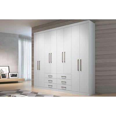Guarda Roupa 8 Portas  e 6 Gavetas Master 8.6 Branco - Santos Andirá