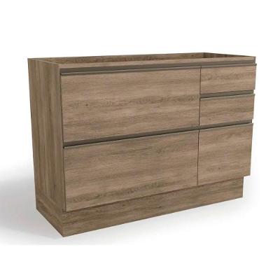 Gabinete p/Pia Cozinha  Maxxi G746 1 Porta e 4 Gavetas   Nogal - Kappesberg