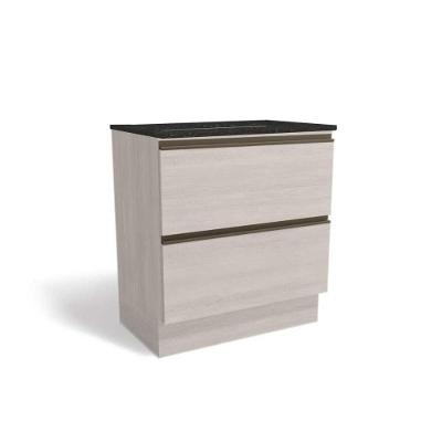 Balcão De Cozinha Maxxi G755 P/ Cooktop 80cm Branco/preto Brilho - Kappesberg
