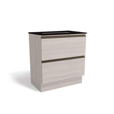Balcão de Cozinha Maxxi G755 p/ Cooktop 80cm Branco/Preto - Kappesberg