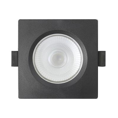 Spot De Led Embutir Slim Par20 Quadrado 8w Preto Bivolt Blumenau 6500k Luz Fria