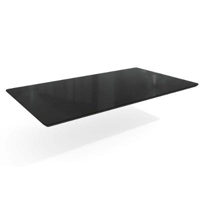 Tampo Mesa Sala de Jantar Madeirado c/Vidro TA26 Retangular 90x160cm Polipropileno Preto - Kappesberg