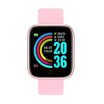 Relogio Inteligente Smartwatch D20 Rose + Fone Bluetooth