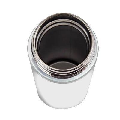 Garrafa Térmica Inteligente De Inox 500ml Tampa C-sensor De Temperatura Led água Café Chá Branco