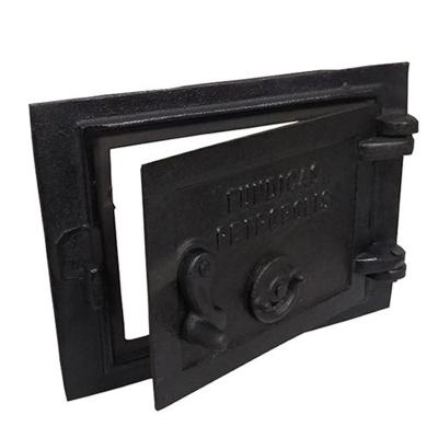 Porta Ferro Fundido Fornalha Cinzeiro Fogão A Lenha Suspiro Frontal 21x28cm