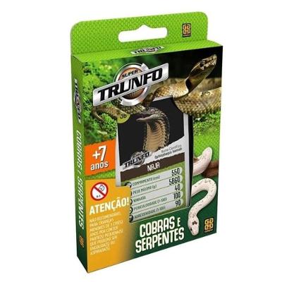 Jogo Super Trunfo - Grow - Cobras E Serpentes