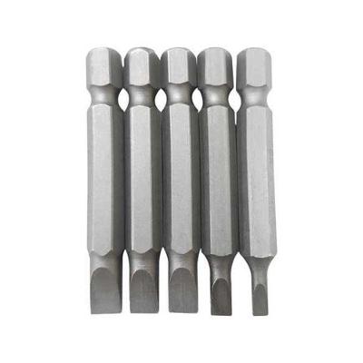 Jogo De Bits Fenda Com 05 Peças - Longo 50mm Fertak