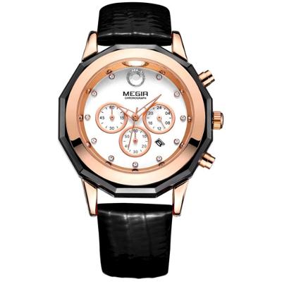 Relógio Feminino Elegante Cronógrafo Luminoso Analogico De Quartzo