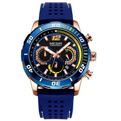Relógio Esportivo Masculino De Silicone A Prova D'água Luminoso