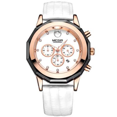 Relógio Feminino Elegante Cronógrafo Luminoso Analogico De Quartzo