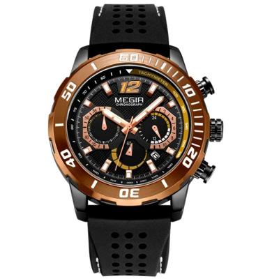 Relógio Esportivo Masculino De Silicone A Prova D'água Luminoso