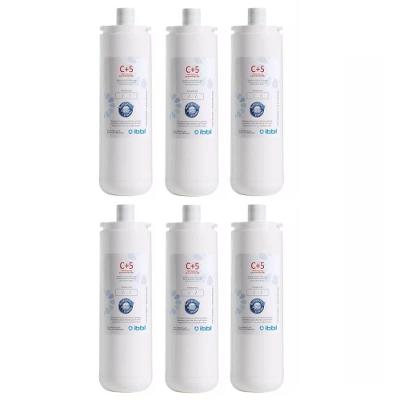 Kit 6 Refil Filtro Purificador Ibbl C+5 Fr600 Expert Evolux Cor Branco