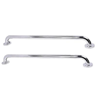 Alça Barra De Apoio 70 Cm Inox Kit 2 Uni Suporte Acessibilidade Idoso Gestante