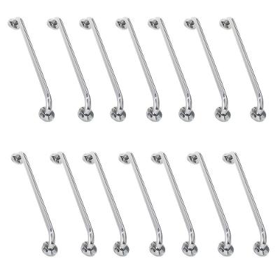 Alça De Apoio Barra 80cm Inox Acessibilidade Kit 14 Unidades Idoso Deficiente Cadeirante