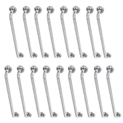 Alça De Apoio Inox Barra 80cm Acessibilidade Kit 17 Unidades Idoso Quarto