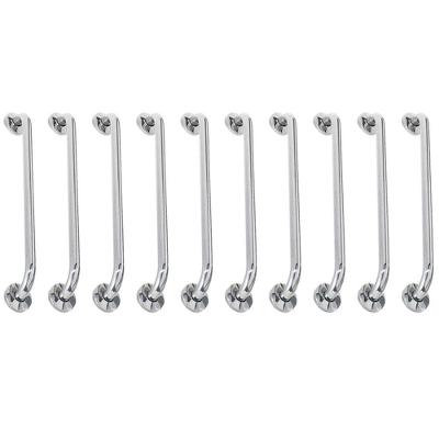 Alça De Apoio Barra Inox 80cm Acessibilidade Kit 10 Unidades Idoso Deficiente Cadeirante