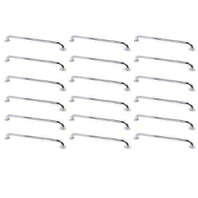 Alça De Apoio 70cm Barra Inox Kit 18 Unidades Idoso Deficiente Cadeirante Suporte