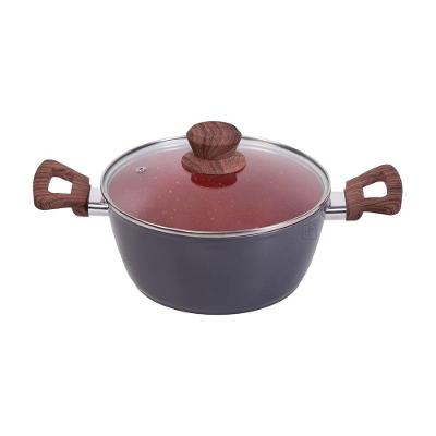 Panela Caçarola Nano Cerâmica Antiaderente Tampa V 22cm 2,7l.