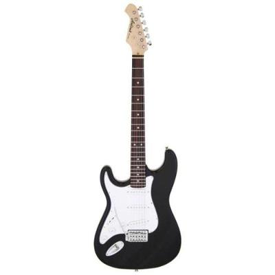 Guitarra Aria Série Stg-003-m Lh Black (canhoto).