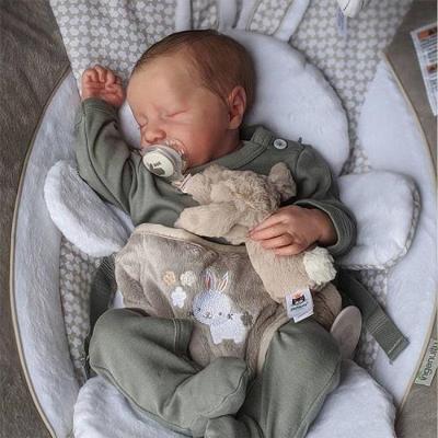 Bebe Reborn Realpo Vinyl 49 Cm Color Green Clothes Ships