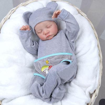 Bebe Reborn Realpo Vinyl 49 Cm Color Gray Clothes Ships
