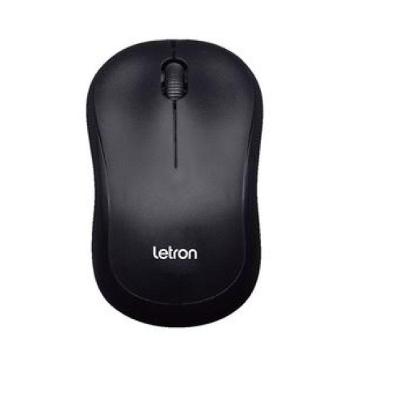 Mouse Sem Fio Letron Compacto 3 Botoes 800 Dpi Black Square