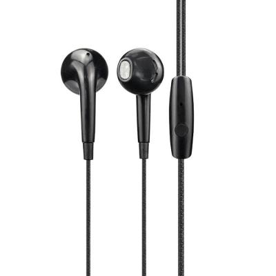 Fone De Ouvido P3 Letron Hit Preto Intra Auricular Com Fio E
