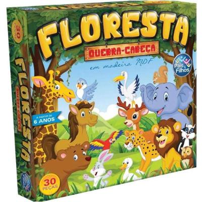 Puzzle Floresta 30 Peças - Pais E Filhos