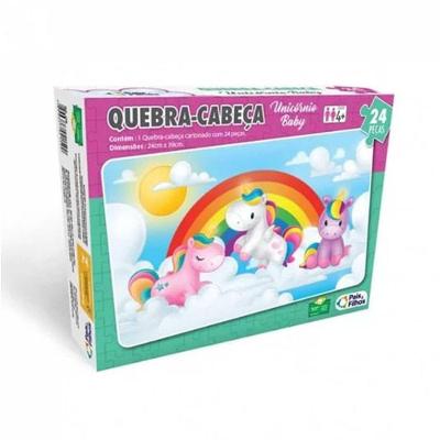 Puzzle Unicórnio Baby 24 Peças - Pais E Filhos