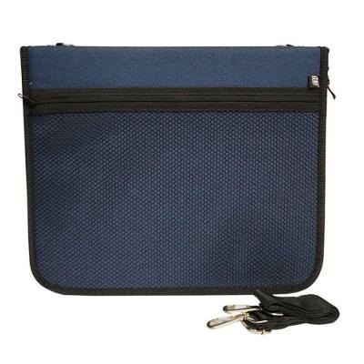 Fichário Com Zíper Ofício 4 Argolas C- Alça - Sy045 - Yes Azul