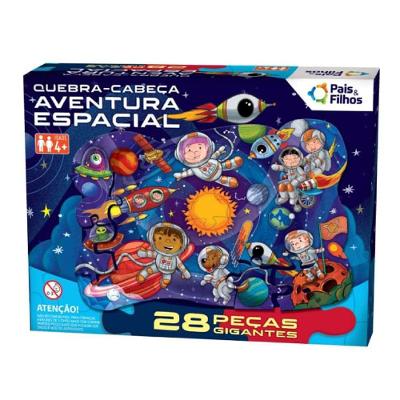 Puzzle Aventura Espacial 28 Peças - Pais E Filhos