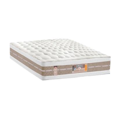 Colchão King Molas Ensacadas  Pocket Silver Star Air Double Face Euro Pillow (193x203x34) - Castor
