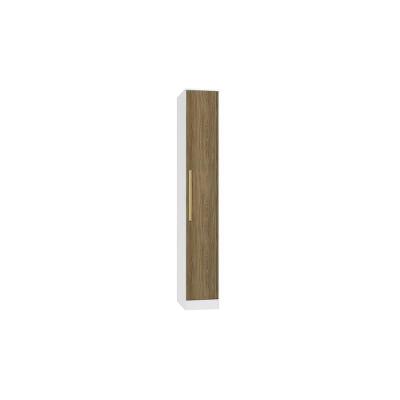 Guarda-roupa 1 Porta Kappesberg Adapt Branco/nogueira 36cm