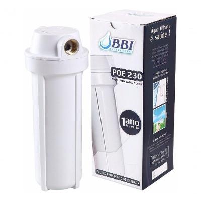 Filtro Para Caixa D'água Poe Bbi + 2 Refis + Chave + Suporte