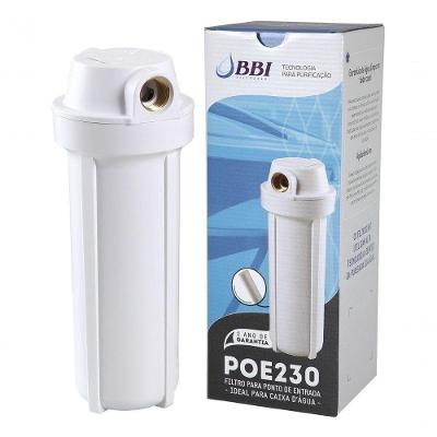 2 Filtro De Agua Para Caixa D'água E Entrada Da Residencia Bbi Poe Cavalete Caixa Dagua + 2 Refis Cor Branco Voltagem Não Se Aplica