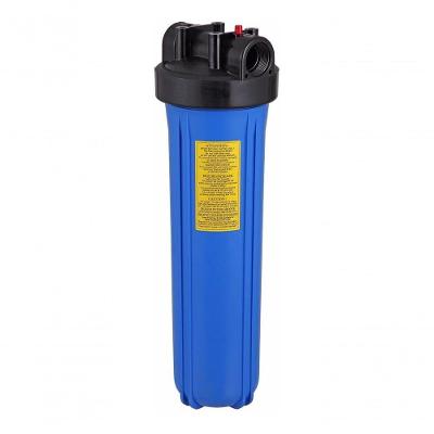 Carcaça Filtro Big Blue Bbi 20 X 4,5 Compatível Com Diversos Modelos De Elementos Filtrantes Cor Azul Rosca 1"1-2