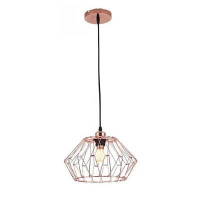 Lustre Pendente Luminaria Ajustavel Metal Aramado Design Moderno Decoraçao Sala Quarto Mezanino Casa Iluminaçao Luz